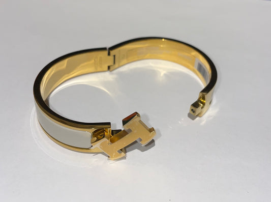 Bracelet Clic H White