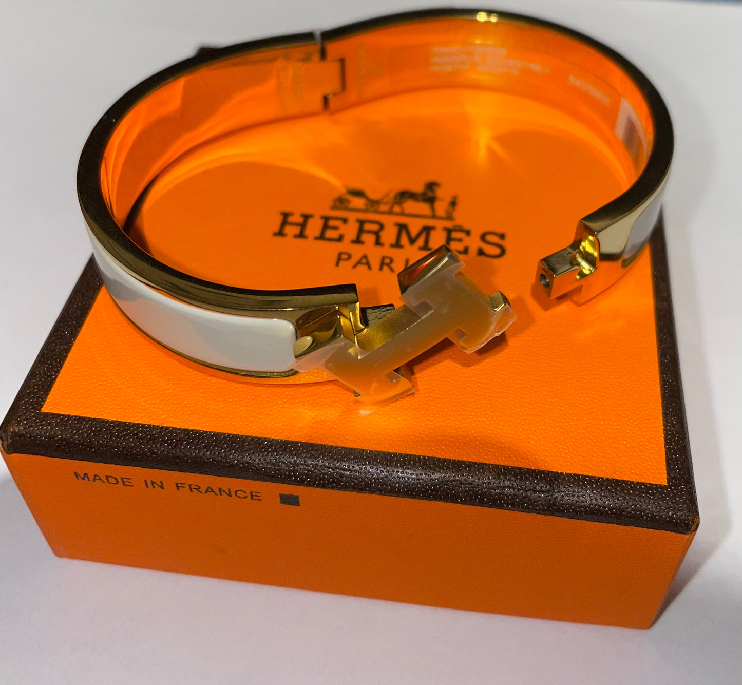 Bracelet Clic H White